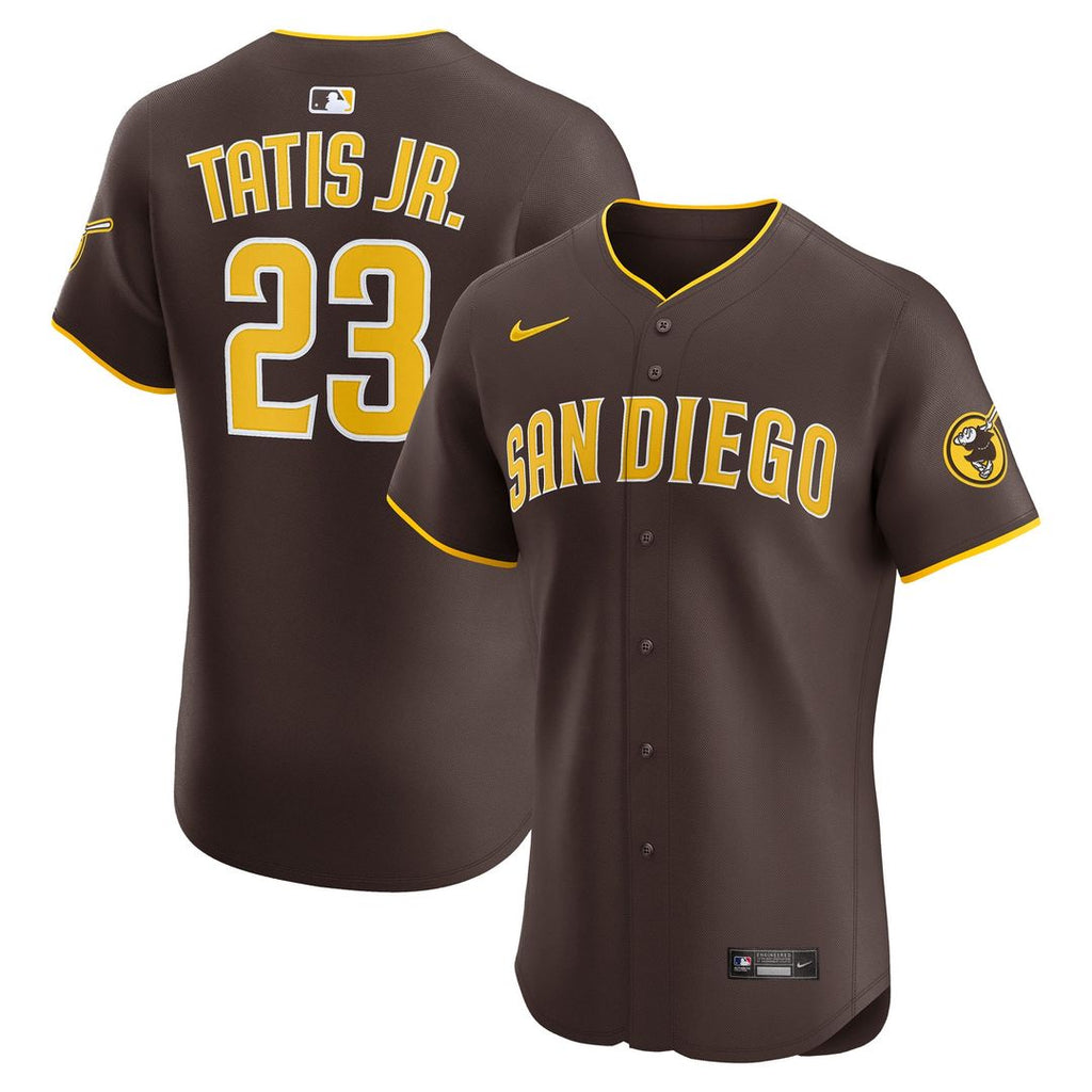 Fernando Tatis Jr. San Diego Padres Nike Road Elite Jersey - Brown