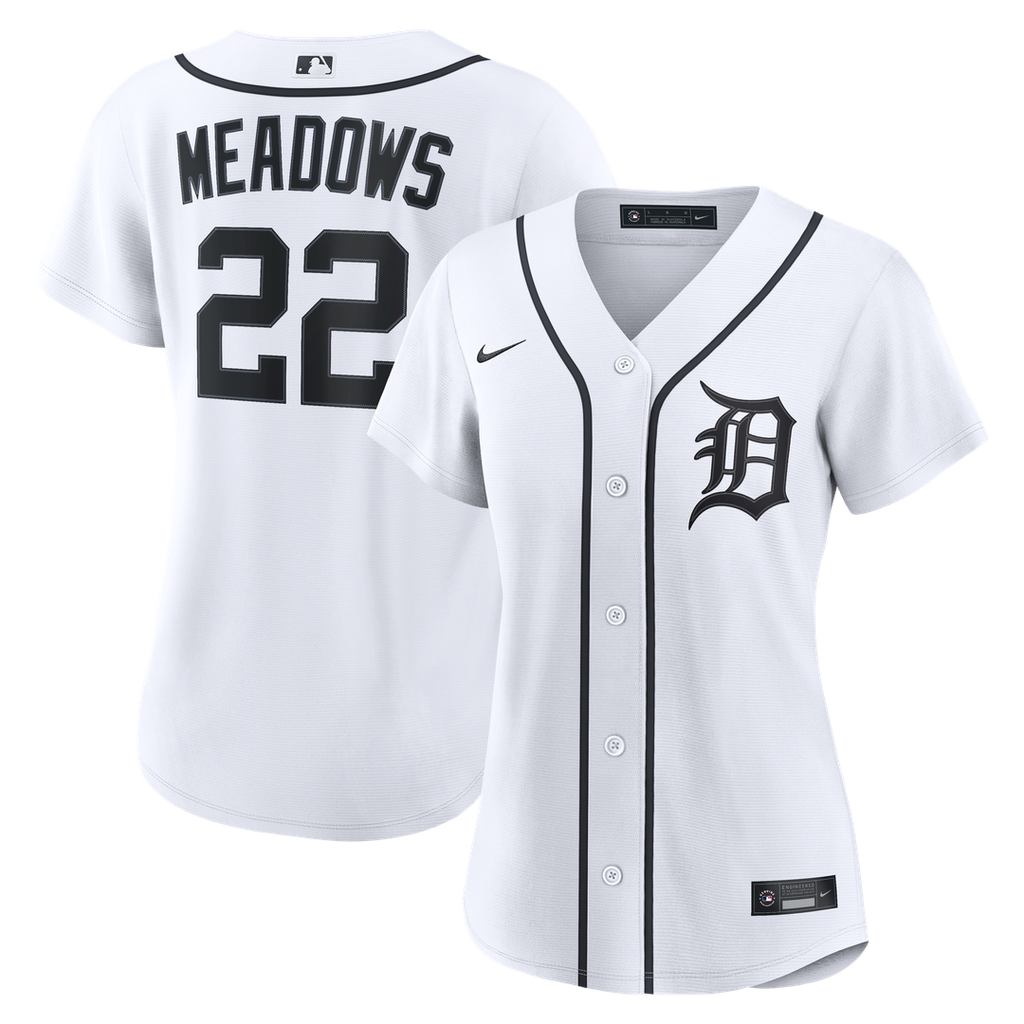 Parker Meadows Detroit Tigers Nike Women's Home Replica Jersey - White