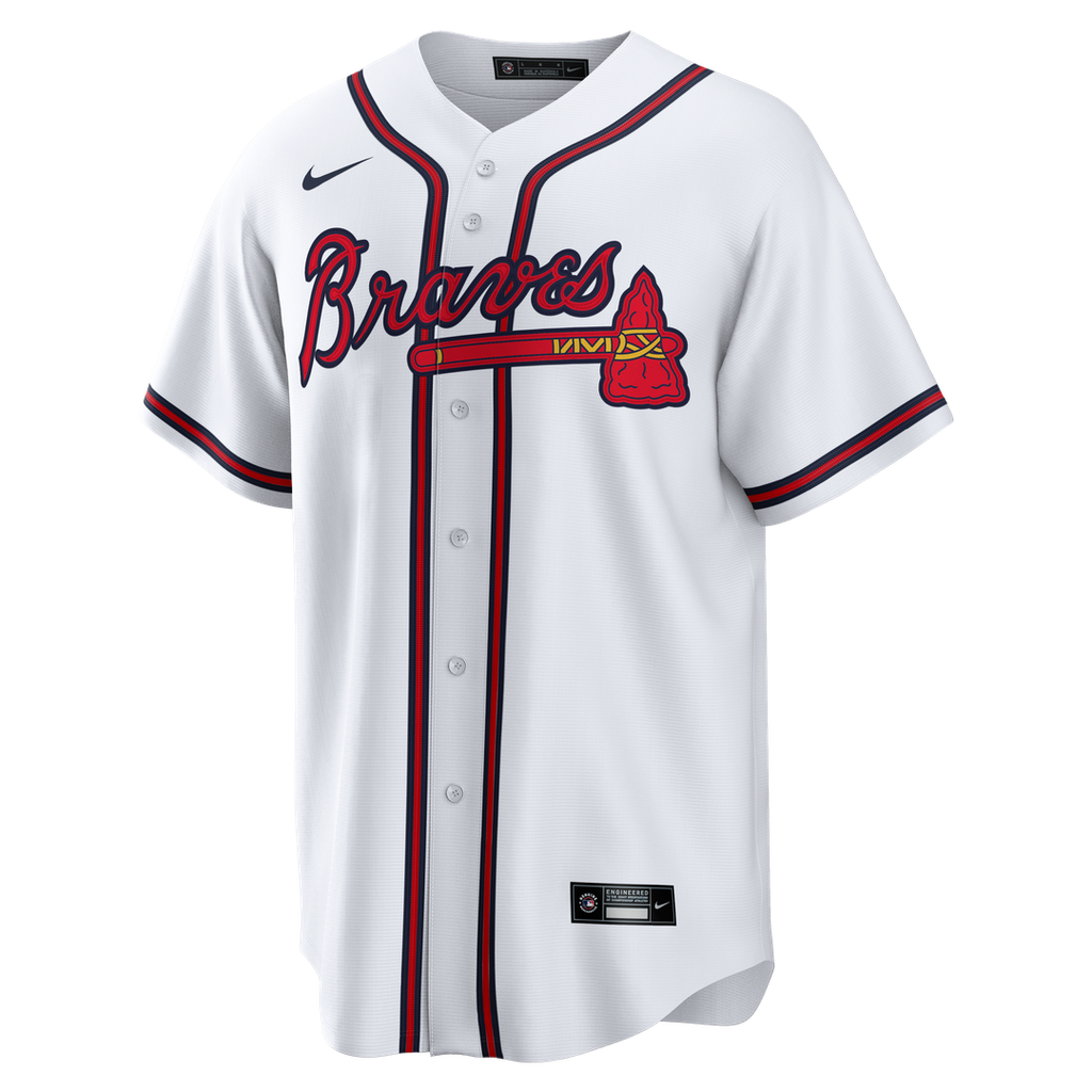 Atlanta Braves Nike Home Big & Tall Replica Jersey - White