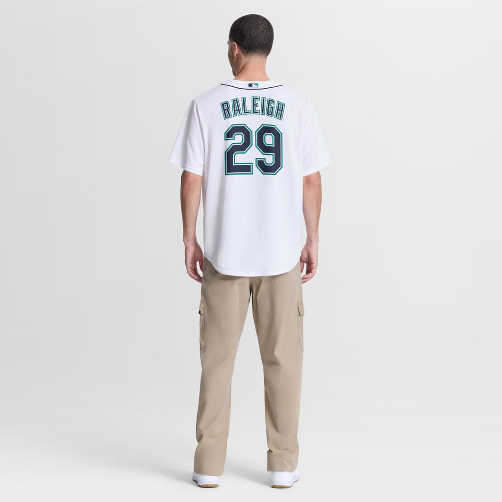 Cal Raleigh Seattle Mariners Nike Road Replica Jersey - Navy