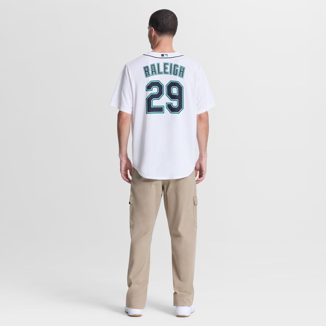 Cal Raleigh Seattle Mariners Nike Road Replica Jersey - Navy
