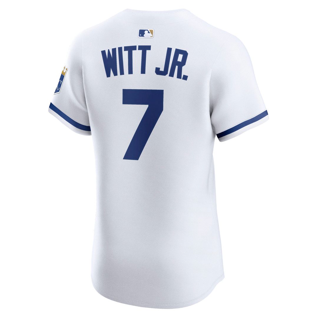 Bobby Witt Jr. Kansas City Royals Nike Home ElitePlayer  Jersey - White