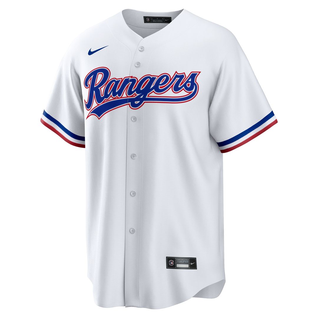 Evan Carter Texas Rangers Nike Home Replica Jersey - White