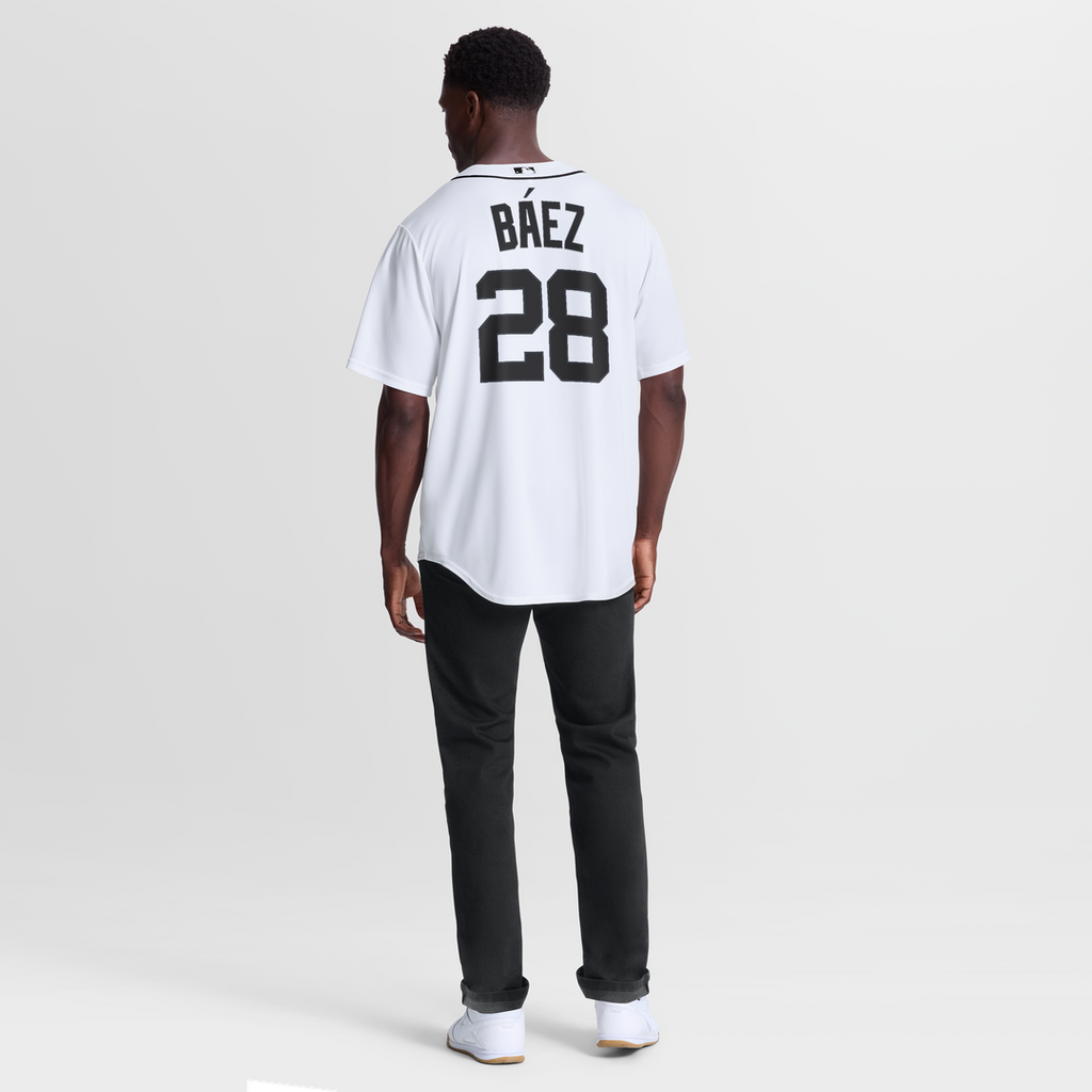 Javier Báez Detroit Tigers Nike Home Replica Jersey - White