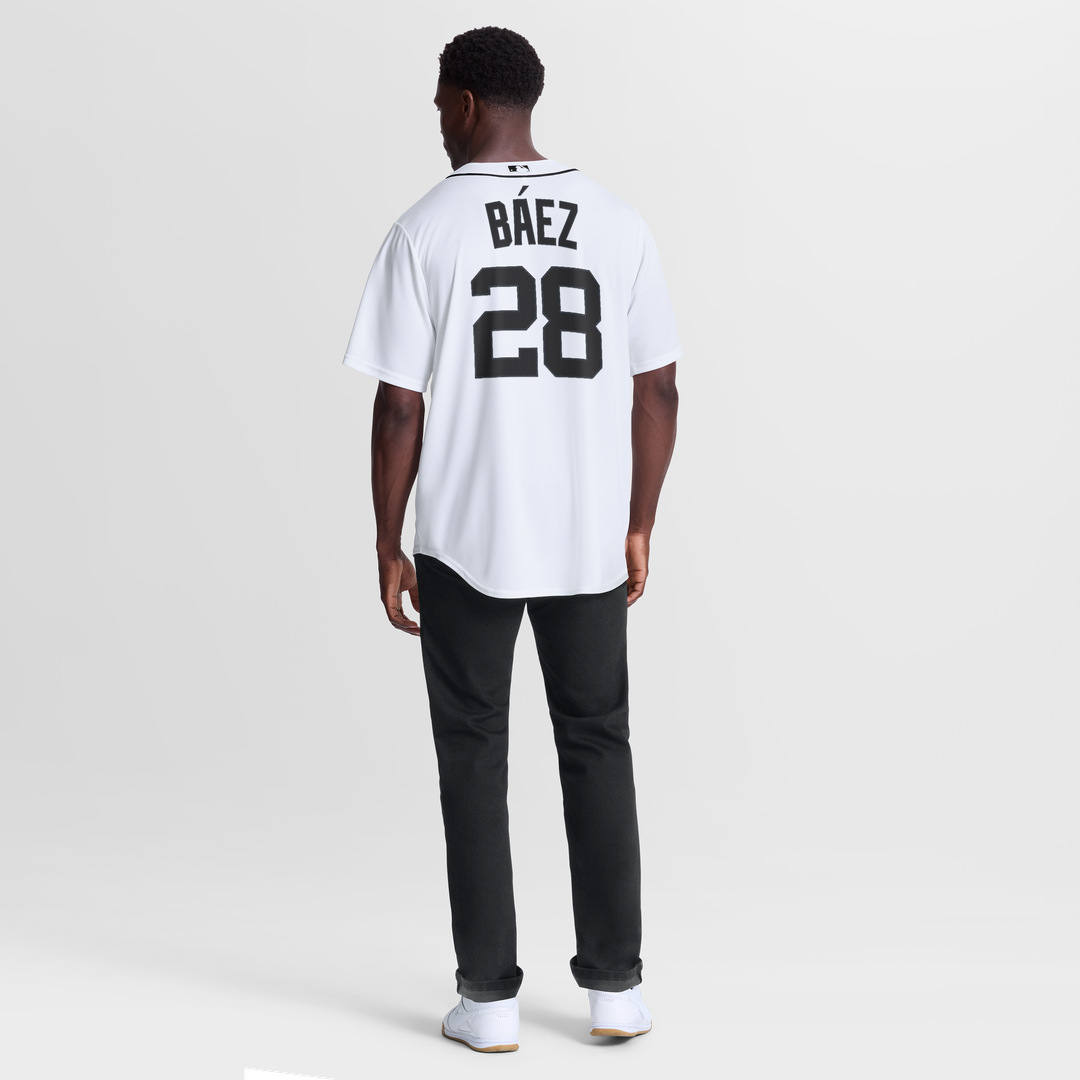 Javier Báez Detroit Tigers Nike Home Replica Jersey - White