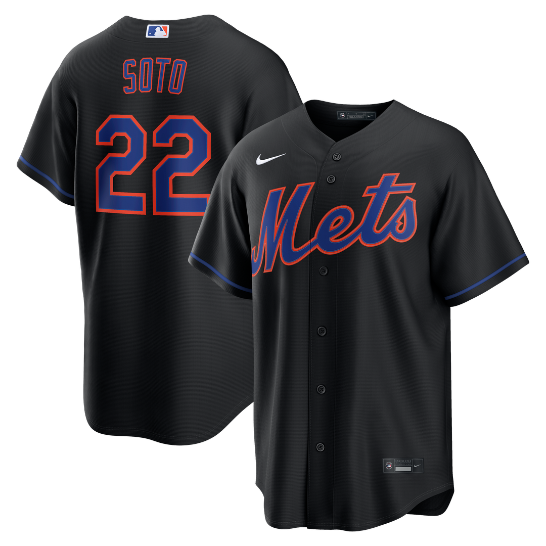 Juan Soto New York Mets Nike Alternate Replica Jersey - Black