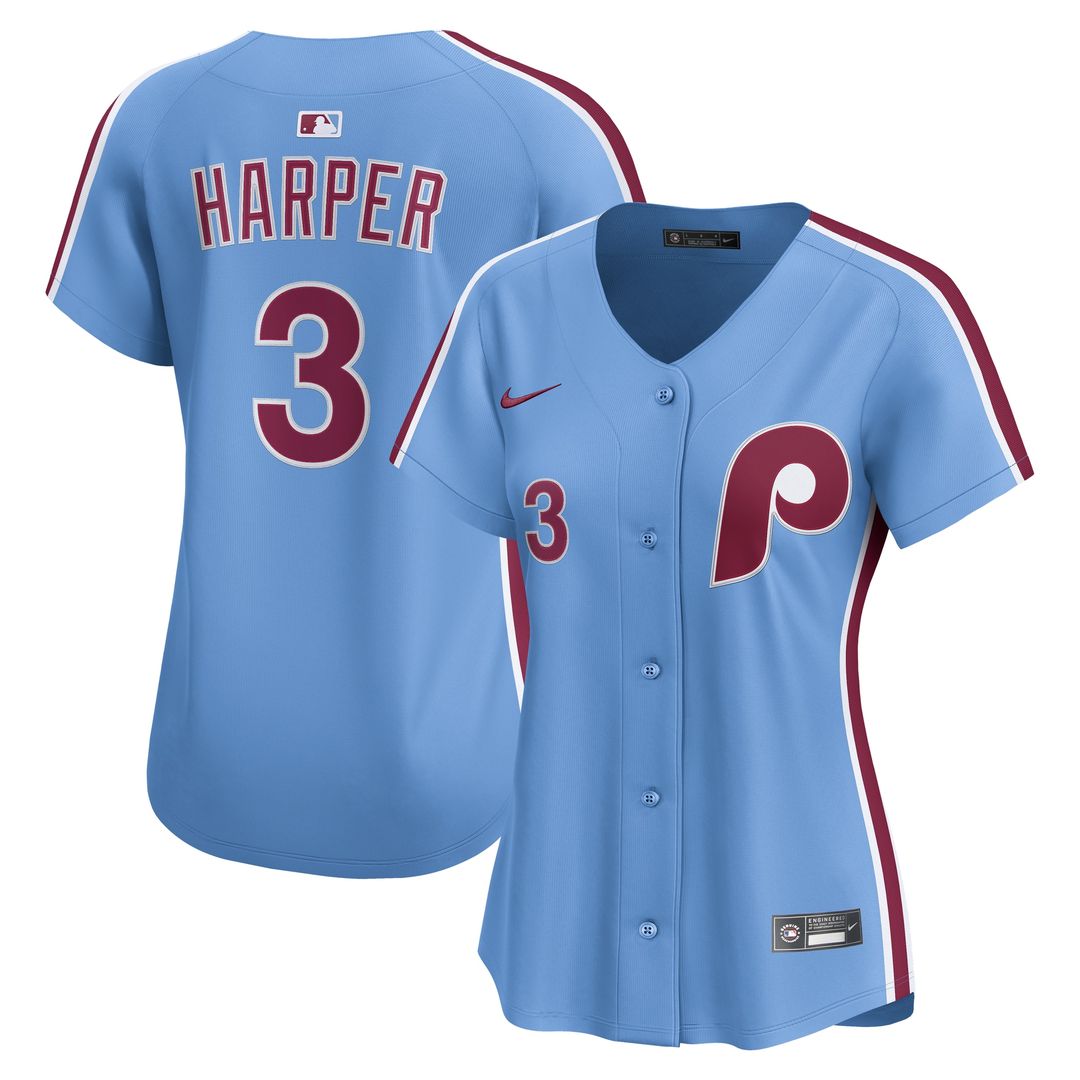 Bryce Harper Philadelphia Phillies Nike Women's Home Limited Player Jersey - White