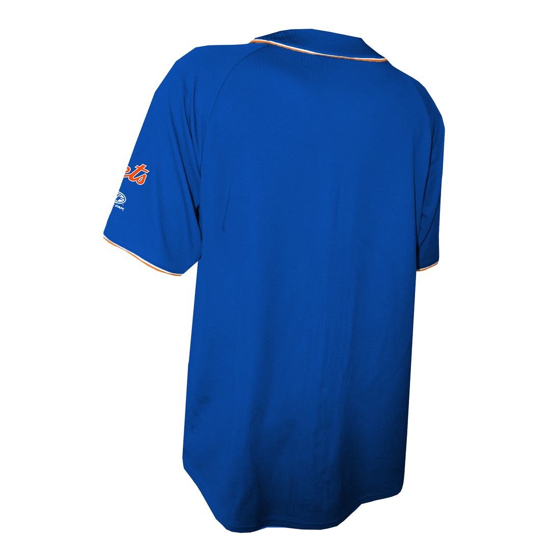 New York Mets Stitches Team Color Full-Button Fashion Jersey - Royal