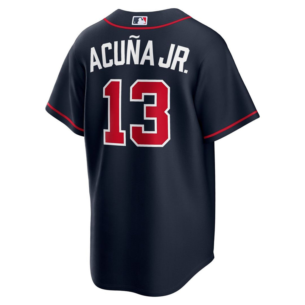 Ronald Acuña Jr. Atlanta Braves Nike Alternate 2 Replica Jersey - Red
