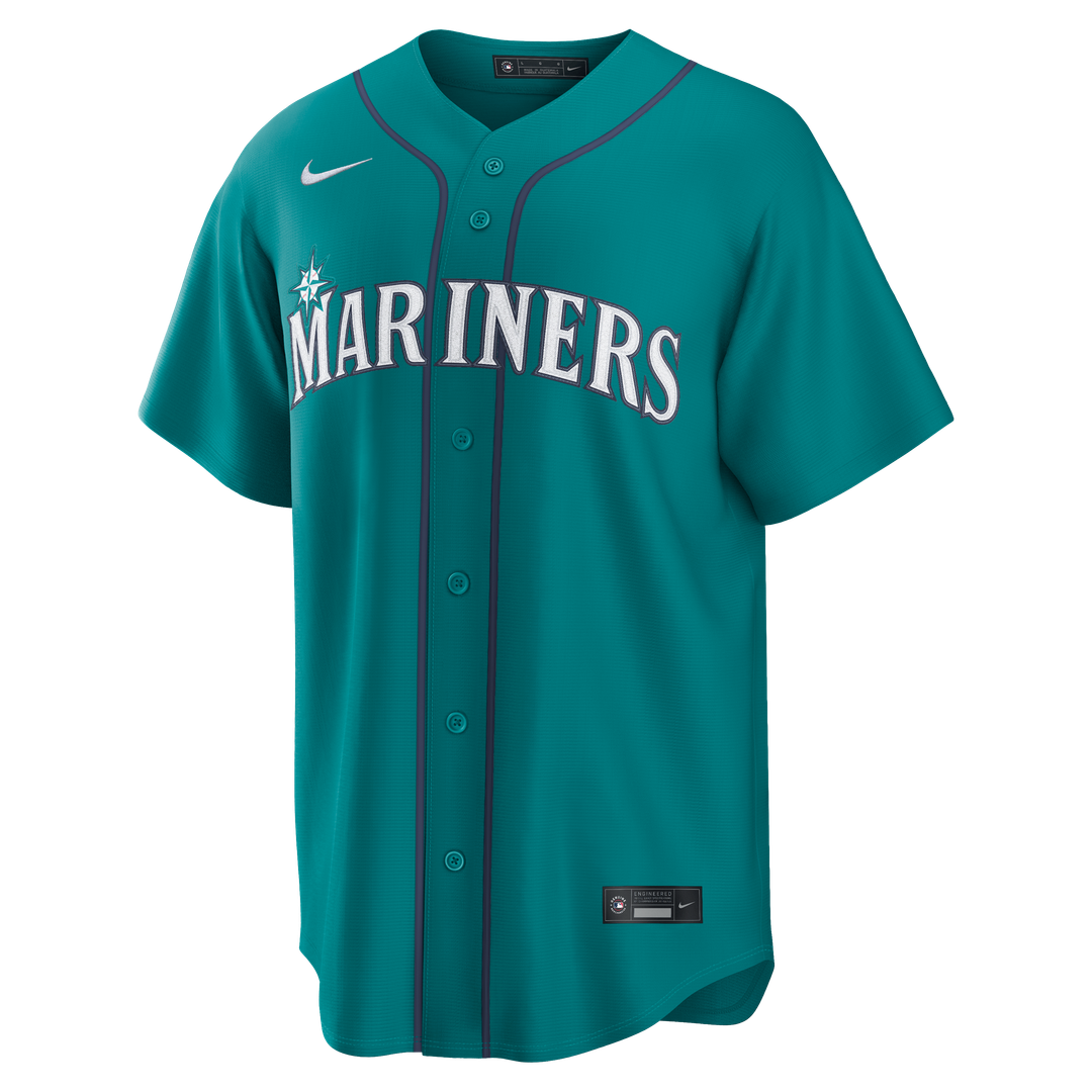 Cal Raleigh Seattle Mariners Nike Alternate Replica Jersey - Cream