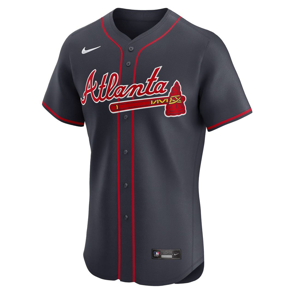 Atlanta Braves Nike Alternate Elite Jersey - Red