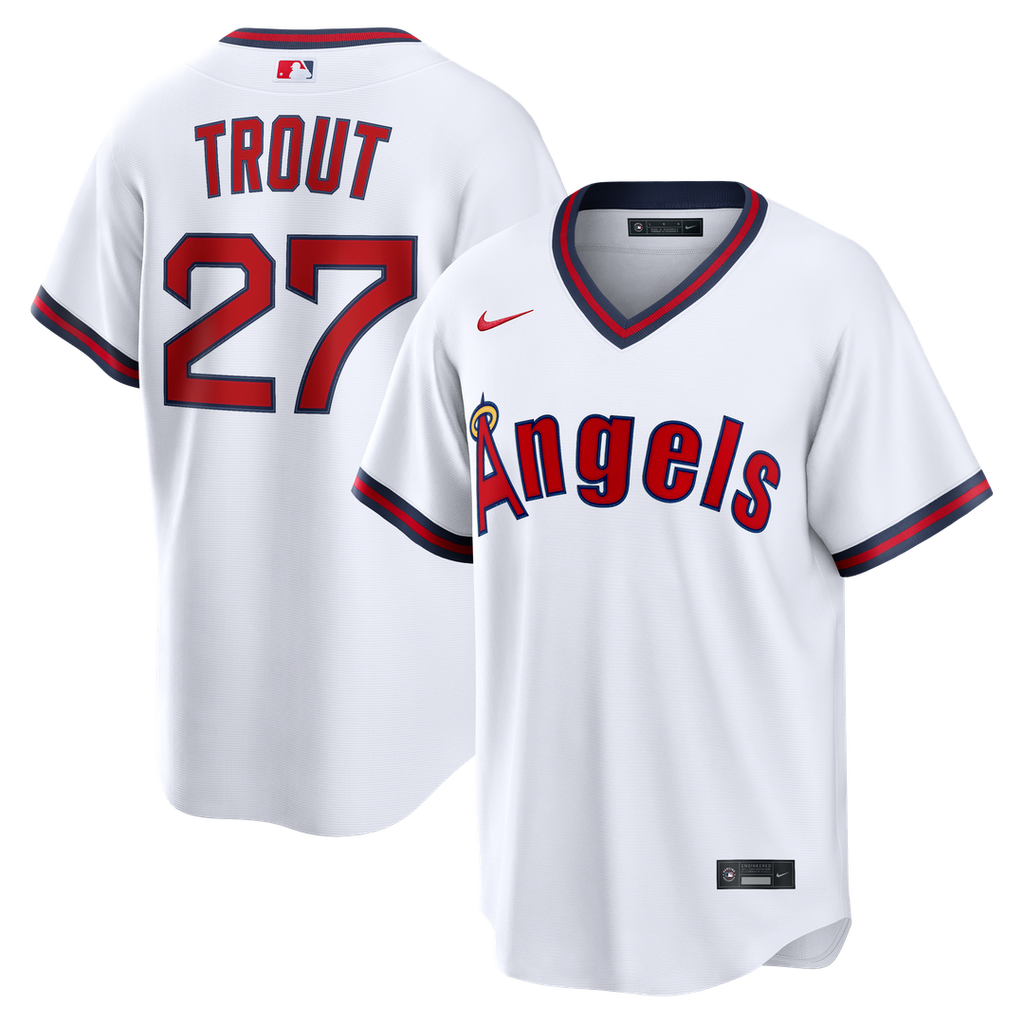 Mike Trout Los Angeles Angels Nike Alternate Replica Jersey - White