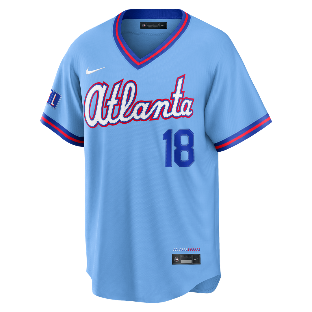 Mike Yastrzemski Atlanta Braves Nike 2026 City Connect Stadium Jersey - Powder Blue