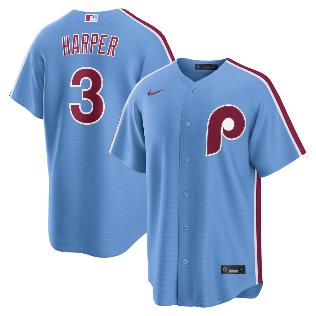 Bryce Harper Philadelphia Phillies Nike Road Replica Jersey - Gray