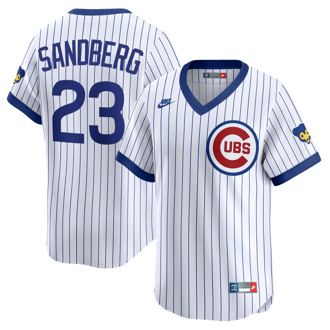 Ryne Sandberg Chicago Cubs Nike Throwback Cooperstown Collection Limited Jersey - Royal
