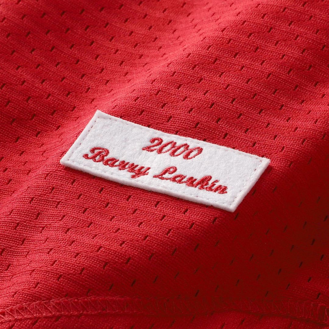 Barry Larkin Cincinnati Reds Mitchell & Ness Throwback Cooperstown Mesh Batting Practice Jersey - Red