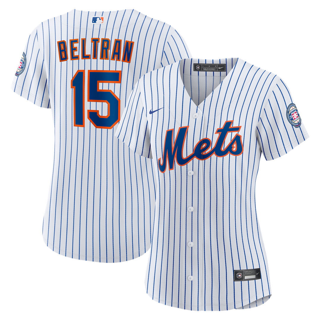Carlos Beltran New York Mets Nike Women's 2026 Baseball Hall of Fame Retired Player Replica Jersey - White