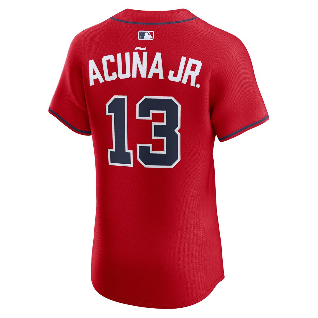 Ronald Acuña Jr. Atlanta Braves Nike Home Elite Player Jersey - White